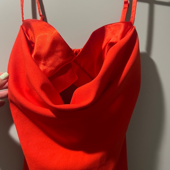 ASOS RED DRESS SIZE 2 - Picture 3 of 3